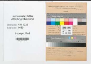 Entnazifizierung Karl Ludolph , geb. 24.02.1910 (Major)