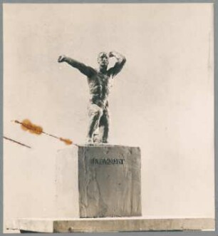 Entwurf für Krieger-Ehrenmal Stralsund II, 1934/35, Gips