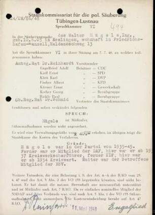 Hägele, Walter