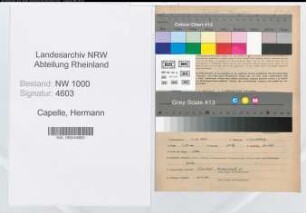 Entnazifizierung Hermann Capelle, geb. 01.12.1900 (Postinspektor)