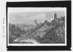 Saaleck. Burgruine Saaleck und Rudelsburg