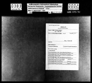 Chiffres, [der Gesandtschaften, sowie deren jeweiligen Gesandten], Bd. 15