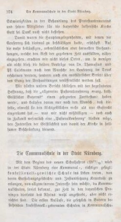 374-377 Die Communalschule in der Stadt Nürnberg