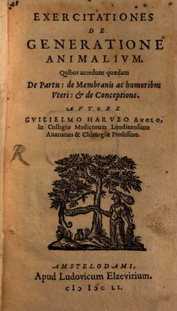 Exercitationes de generatione animalium