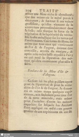 Fondans de la Mine d'Or & d'Argent
