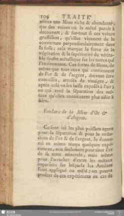 Fondans de la Mine d'Or & d'Argent