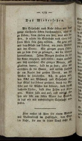 Das Wiedersehen. - Das unterirdische Gewölbe.