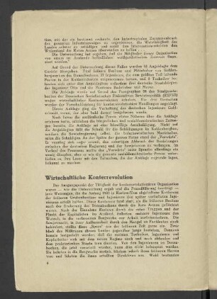 Wirtschaftliche Konterrevolution