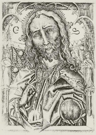 Christus mit Weltkugel