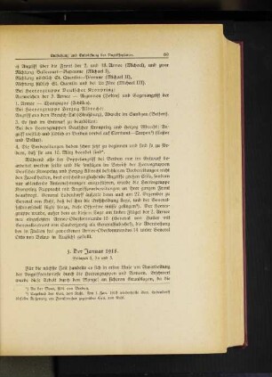 3. Der Januar 1918.