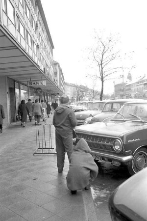 Mühlburger Einkaufszentrum in der Rheinstraße.