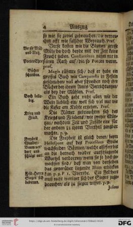 Auszug des Ersten Buchs
