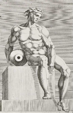 Jünglingsfigur der Sixtinischen Decke
