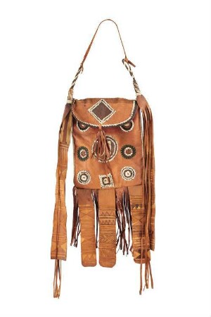 Ledertasche mit "Orakel-Fläschchen"