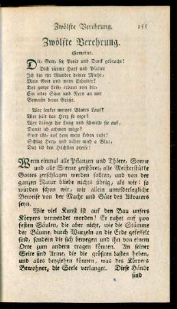 Zwölfte Verehrung