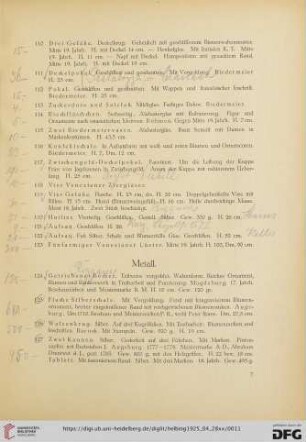Metall (Nr. 124-193)