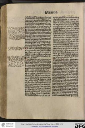Quod autem contingit esse quendam motum infinitum unum existentem continuum et hoc circularis nunc dicemus.