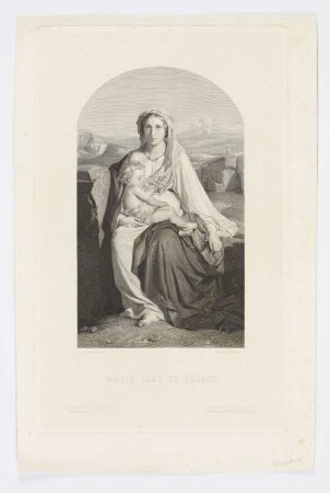 Marie dans le désert