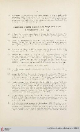 Première guerre navale des Pays-Bas avec l'Angleterre, 1652-54 (No. 342 - 373)