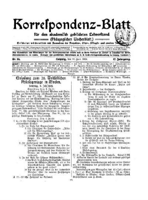 Die 33. Hauptversammlung des Oberlehrervereins von Ost- und Westpreussen