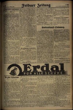 Zweite Ausgabe vom Samstag, den 08. März 1930.