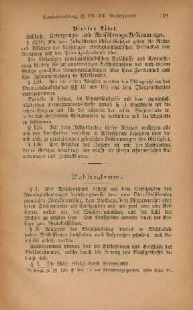 Vierter Titel. Schluß-, Uebergangs- und Ausführungs-Bestimmungen.