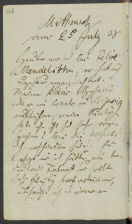 Juli / August 1838