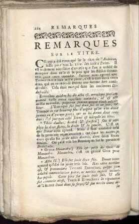 Remarques Sur Le Titre.