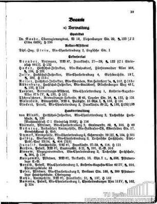 Personal-Verzeichnis