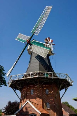 Deutschland. Niedersachsen. Weener. Windmuehle in Stapelmoor