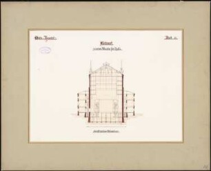 Stadttheater, Halle/Saale: Schnitt durch das Bühnenhaus