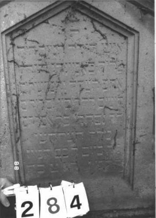 Grabstein 284 (Detailaufnahme 1)
