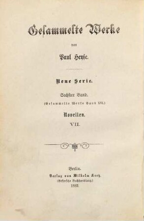 Gesammelte Werke, 16