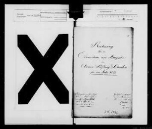 Die Stiftung Schade: Haushalt 1821