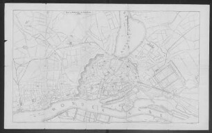 Plan von Hamburg und Umgebung. 1868.