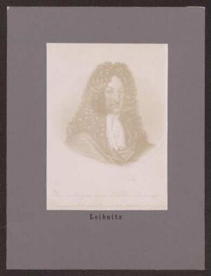 Leibniz, Gottfried Wilhelm
