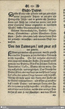 Von den Latwergen