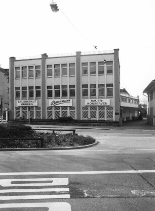 Produktionsgebäude der Gurken- und Sauerkrautfabrik Jean Bartmann; Hanau, Leipziger Straße 24