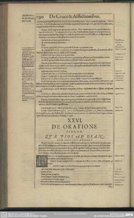 XXVI. De Oratione Piorum