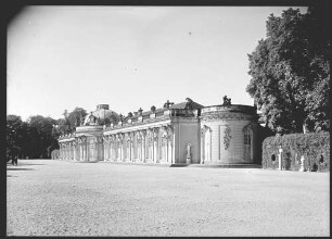 Potsdam, Schloss Sanssouci, Oberste Terrasse.