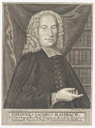 Bildnis des Iohannes Iacobus Rambach