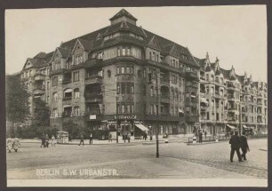 Ansichtskarte Urbanstraße, Ecke Baerwaldstraße