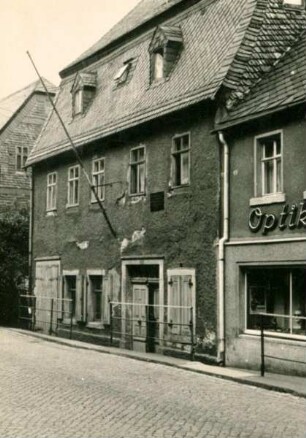 Geburtshaus Carl Bachs in Stollberg/ Erz.