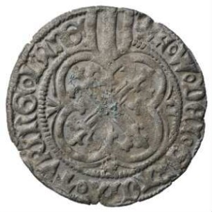 Münze, 1 Pfahlschildgroschen, 1441 - 1442