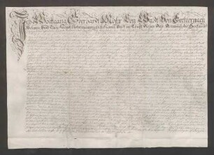 Instrumentum cautionis des Wolfgang Eberhard Mohr von Waldt.