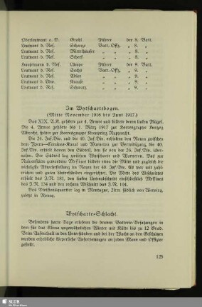 Im Wytschaetebogen : (Mitte November 1916) bis Juni 1917)