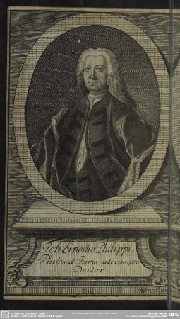 Ioh. Ernestus Philippi Philos: et Iuris utriusque Doctor