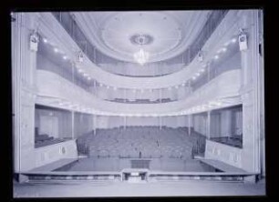 Stadttheater, Freiberg: Ansicht Zuschauerraum (Negativ zu Inv. Nr. TBS 119,04)