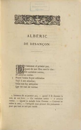 Alexandre le Grand dans la littérature française du moyen age, 1. Textes