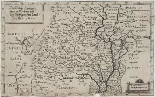Abriß deß Hertzog=/ thumbs Mantoua mit/ den umbligenden Land=/ schafften. 1630.